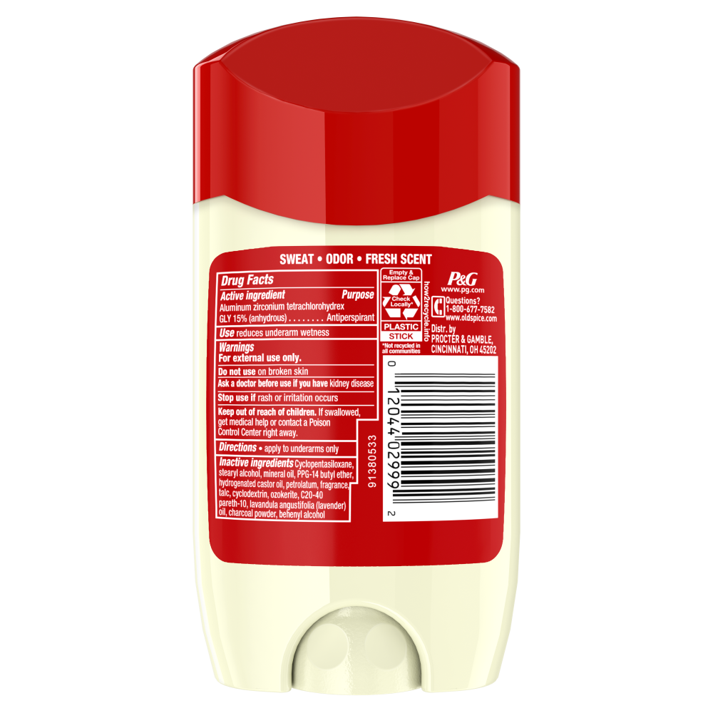 Old Spice Men's Antiperspirant & Deodorant Wilderness with Lavender, 2.6oz