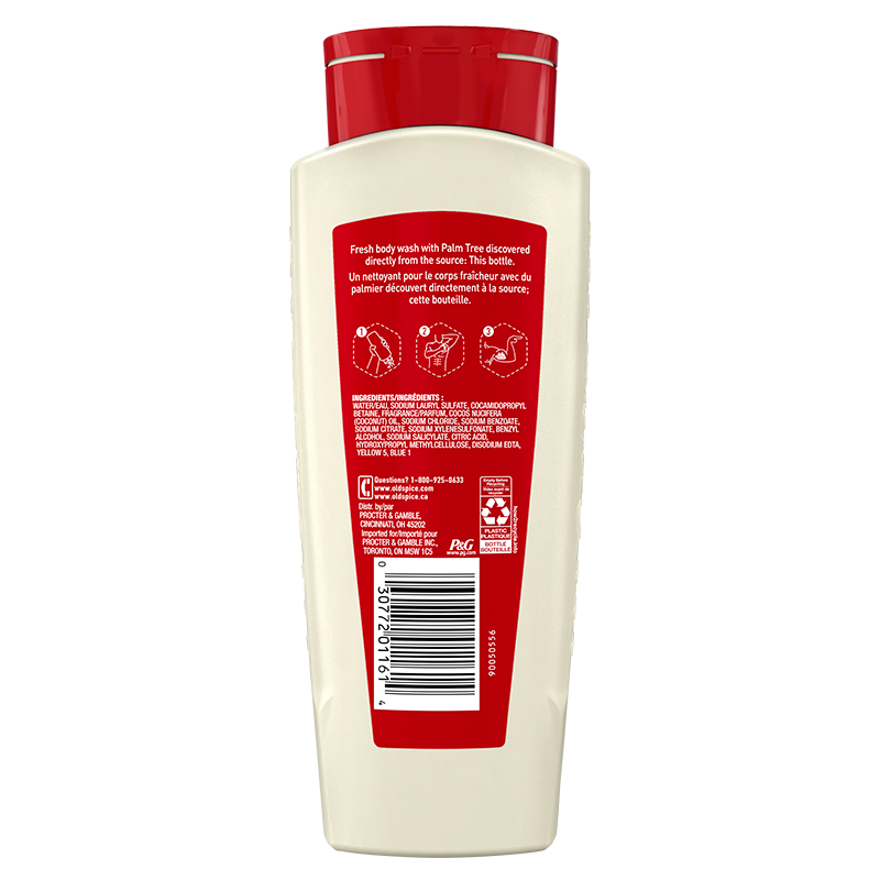 Old Spice Men's Body Wash Fiji with Palm Tree, 18 oz