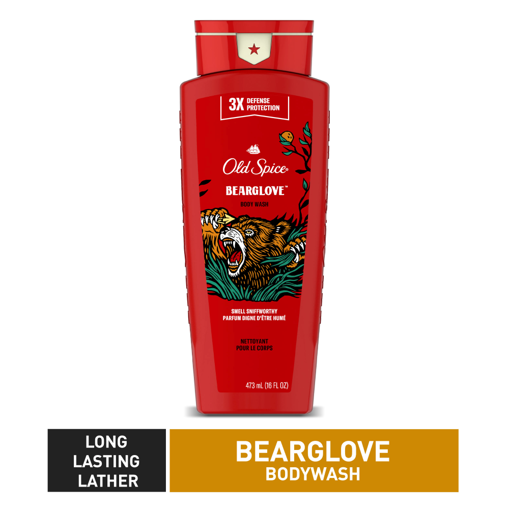  Bearglove Body Wash, 16 oz